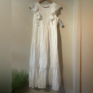 NWT Cat & Jack Girls Flutter Sleeve Dress